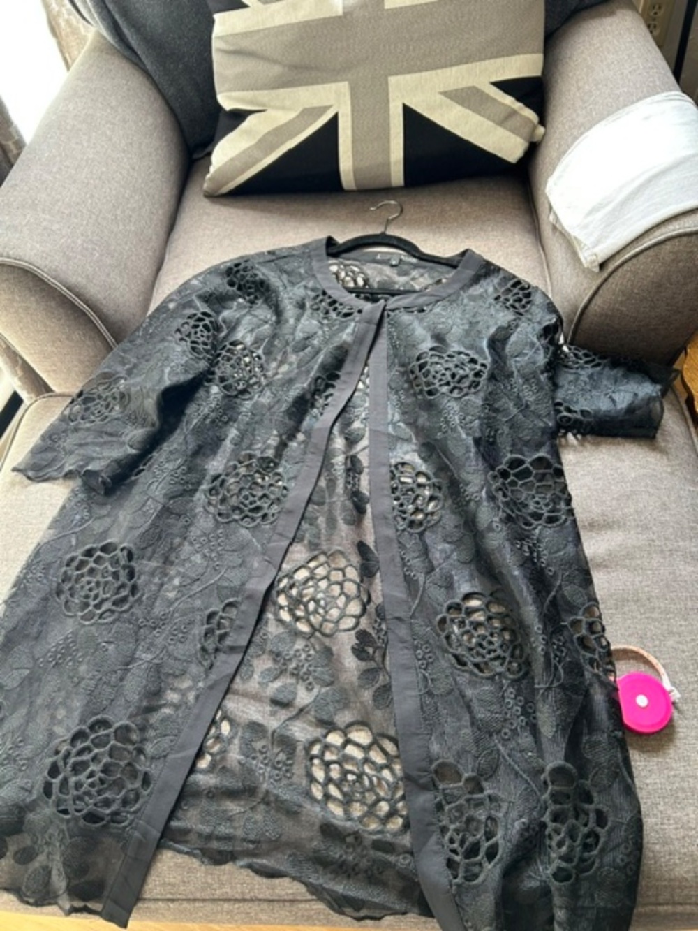 NESS Sheer Topper with Appliqué (1X)